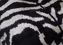 Canvello Black And White Throw Pillow | 16 x 16 in (40 x 40 cm)