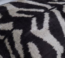 Canvello Black And White Throw Pillow | 16 x 16 in (40 x 40 cm)