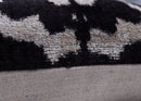Canvello Black And White Throw Pillow | 16 x 16 in (40 x 40 cm)