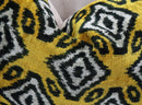 Canvello Black And Yellow Throw Pillows For Couch with Down Insert - 16x24 in