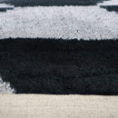 Canvello Black White Handmade 16x24 Silk Velvet Pillow, Organic Veg Dyed, Down/Feather Filled