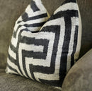 Canvello Black & White Throw Pillows | 16 x 16 in (40 x 40 cm)