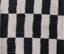 Canvello Decorative Black And White Lumbar Pillow | 16 x 16 in (40 x 40 cm)