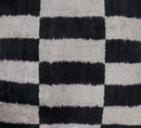 Canvello Decorative Black And White Lumbar Pillow | 16 x 16 in (40 x 40 cm)