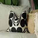 Canvello Decorative Black And White Throw Pillow