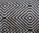 Canvello Decorative Black Ivory Chevron Throw Pillow Down Feather Filled - 16x24 in