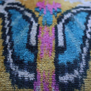 Canvello Decorative Blue Pink Gold Pillows | 16x16 inch