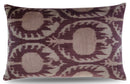 Canvello Decorative Brown BeigeThrow Pillow Down Feather Filled - 16x24 in