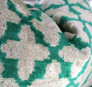 Canvello Decorative Green Throw Pillow Down Filled - 16x24 in