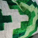 Canvello Decorative Green Throw Pillow Down Filled - 16x24 in