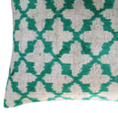 Canvello Decorative Green Throw Pillow Down Filled - 16x24 in