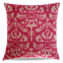 Canvello Decorative Pink Beige Geometric Throw Pillow Down Feather Filled - 16x16 in