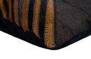 Canvello Genuine Cowhide Leather Decorative Throw Pillows - Handmade Patchwork Boho Accent Pillows For Sofa, Couch, Bed, Chair - Western Southwestern Farmhouse Pillow Covers With Feather Down Insert Included)