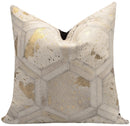 Canvello Genuine Cowhide Leather Decorative Throw Pillows - Handmade Patchwork Boho Accent Pillows For Sofa, Couch, Bed, Chair - Western Southwestern Farmhouse Pillow Covers With Feather Down Insert Included)