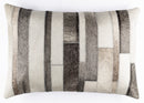 Canvello Genuine Cowhide Leather Decorative Throw Pillows - Handmade Patchwork Boho Accent Pillows For Sofa, Couch, Bed, Chair - Western Southwestern Farmhouse Pillow Covers With Feather Down Insert Included
