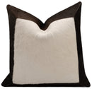 Canvello Genuine Cowhide Leather Decorative Throw Pillows - Handmade Patchwork Boho Accent Pillows For Sofa, Couch, Bed, Chair - Western Southwestern Farmhouse Pillow Covers With Feather Down Insert Included)