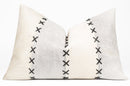 Canvello Genuine Cowhide Leather Decorative Throw Pillows - Handmade Patchwork Boho Accent Pillows For Sofa, Couch, Bed, Chair - Western Southwestern Farmhouse Pillow Covers With Feather Down Insert Included