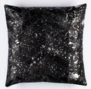 Canvello Genuine Cowhide Leather Decorative Throw Pillows - Handmade Patchwork Boho Accent Pillows For Sofa, Couch, Bed, Chair - Western Southwestern Farmhouse Pillow Covers With Feather Down Insert Included