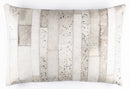 Canvello Genuine Cowhide Leather Decorative Throw Pillows - Handmade Patchwork Boho Accent Pillows For Sofa, Couch, Bed, Chair - Western Southwestern Farmhouse Pillow Covers With Feather Down Insert Included