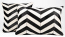Canvello Genuine Cowhide Leather Decorative Throw Pillows - Handmade Patchwork Boho Accent Pillows For Sofa, Couch, Bed, Chair - Western Southwestern Farmhouse Pillow Covers With Feather Down Insert Included