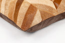 Canvello Genuine Cowhide Leather Decorative Throw Pillows - Handmade Patchwork Boho Accent Pillows For Sofa, Couch, Bed, Chair - Western Southwestern Farmhouse Pillow Covers With Feather Down Insert Included