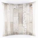 Canvello Genuine Cowhide Leather Decorative Throw Pillows - Handmade Patchwork Boho Accent Pillows For Sofa, Couch, Bed, Chair - Western Southwestern Farmhouse Pillow Covers With Feather Down Insert Included