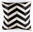Canvello Genuine Cowhide Leather Decorative Throw Pillows - Handmade Patchwork Boho Accent Pillows For Sofa, Couch, Bed, Chair - Western Southwestern Farmhouse Pillow Covers With Feather Down Insert Included