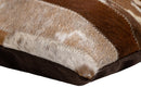 Canvello Genuine Cowhide Leather Decorative Throw Pillows - Handmade Patchwork Boho Accent Pillows For Sofa, Couch, Bed, Chair - Western Southwestern Farmhouse Pillow Covers With Feather Down Insert Included)