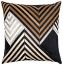 Canvello Genuine Cowhide Leather Decorative Throw Pillows - Handmade Patchwork Boho Accent Pillows For Sofa, Couch, Bed, Chair - Western Southwestern Farmhouse Pillow Covers With Feather Down Insert Included)