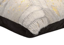 Canvello Genuine Cowhide Leather Decorative Throw Pillows - Handmade Patchwork Boho Accent Pillows For Sofa, Couch, Bed, Chair - Western Southwestern Farmhouse Pillow Covers With Feather Down Insert Included)