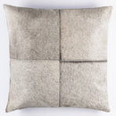 Canvello Genuine Cowhide Leather Decorative Throw Pillows - Handmade Patchwork Boho Accent Pillows For Sofa, Couch, Bed, Chair - Western Southwestern Farmhouse Pillow Covers With Feather Down Insert Included