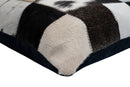 Canvello Genuine Cowhide Leather Decorative Throw Pillows - Handmade Patchwork Boho Accent Pillows For Sofa, Couch, Bed, Chair - Western Southwestern Farmhouse Pillow Covers With Feather Down Insert Included