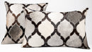 Canvello Genuine Cowhide Leather Decorative Throw Pillows - Handmade Patchwork Boho Accent Pillows For Sofa, Couch, Bed, Chair - Western Southwestern Farmhouse Pillow Covers With Feather Down Insert Included