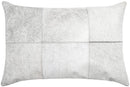 Canvello Genuine Cowhide Leather Decorative Throw Pillows - Handmade Patchwork Boho Accent Pillows For Sofa, Couch, Bed, Chair - Western Southwestern Farmhouse Pillow Covers With Feather Down Insert Included)