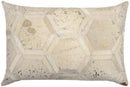 Canvello Genuine Cowhide Leather Decorative Throw Pillows - Handmade Patchwork Boho Accent Pillows For Sofa, Couch, Bed, Chair - Western Southwestern Farmhouse Pillow Covers With Feather Down Insert Included)