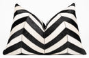 Canvello Genuine Cowhide Leather Decorative Throw Pillows - Handmade Patchwork Boho Accent Pillows For Sofa, Couch, Bed, Chair - Western Southwestern Farmhouse Pillow Covers With Feather Down Insert Included