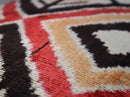 Canvello Geometric Orange Ivory Handmade 16x24 Silk Velvet Pillow, Organic Veg Dyed, Down/Feather Filled