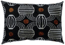 Canvello Black & Copper Silk Velvet Pillow 16x24 Handmade Luxury Lumbar Cushion