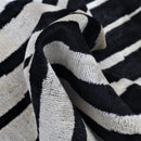 Canvello Handmade Black White Decorative Pillow and Insert | 16x24 in