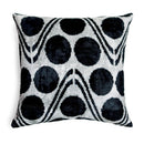 Canvello Handmade Black & White Velvet Throw Pillows - 20x20
