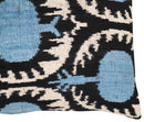 Canvello Handmade Blue Pomegranate Throw Pillows - 16x24 in