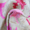 Canvello Handmade Blush Pink Decorative Pillow with Down Insert -  20"X20"