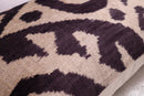Canvello Handmade Decorative Black White Down Feather Pillow - 16"X24"
