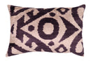 Canvello Handmade Decorative Black White Down Feather Pillow - 16"X24"