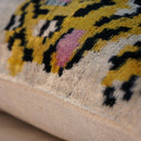 Canvello Handmade Designer Tiger Throw Pillow Down Filled - 16"X24"