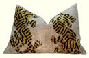 Canvello Handmade Designer Tiger Throw Pillow Down Filled - 16"X24"