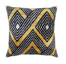 Canvello Handmade Luxury Black Lumbar Pillow | 16x16
