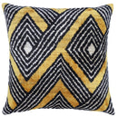 Canvello Handmade Luxury Black Lumbar Pillow | 16x16