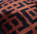 Canvello Handmade Luxury Brown Velvet Throw Pillow - 20x20