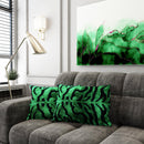 Canvello Handmade Luxury Dark Green Pillow for Couch | 16 x 24 in (40 x 60 cm)